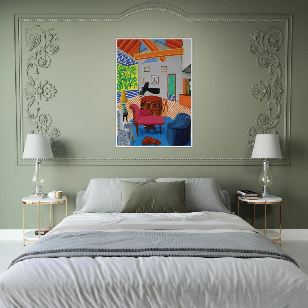 David Hockney Framed Poster | David Hockney Framed Prints Wall Art | David Hockney Poster
