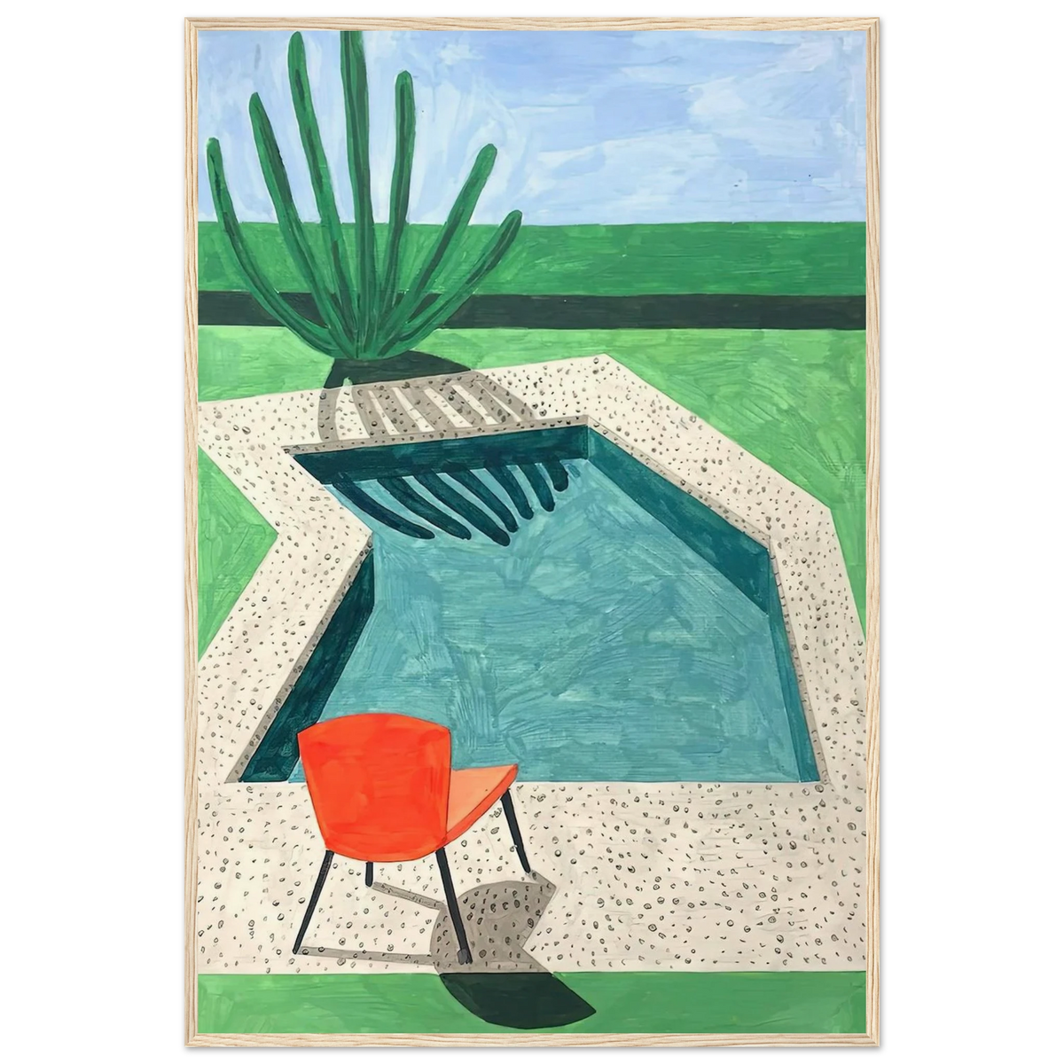 David Hockney Framed Poster | David Hockney Framed Prints Wall Art | David Hockney Poster
