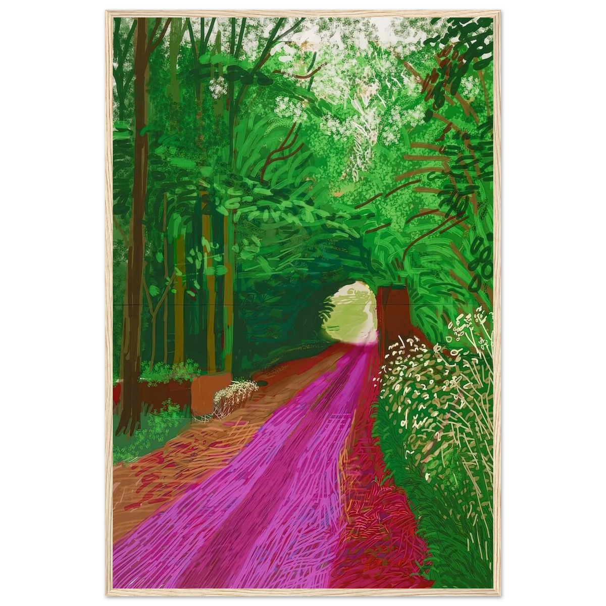 David Hockney Framed Poster | David Hockney Framed Prints Wall Art | David Hockney Poster