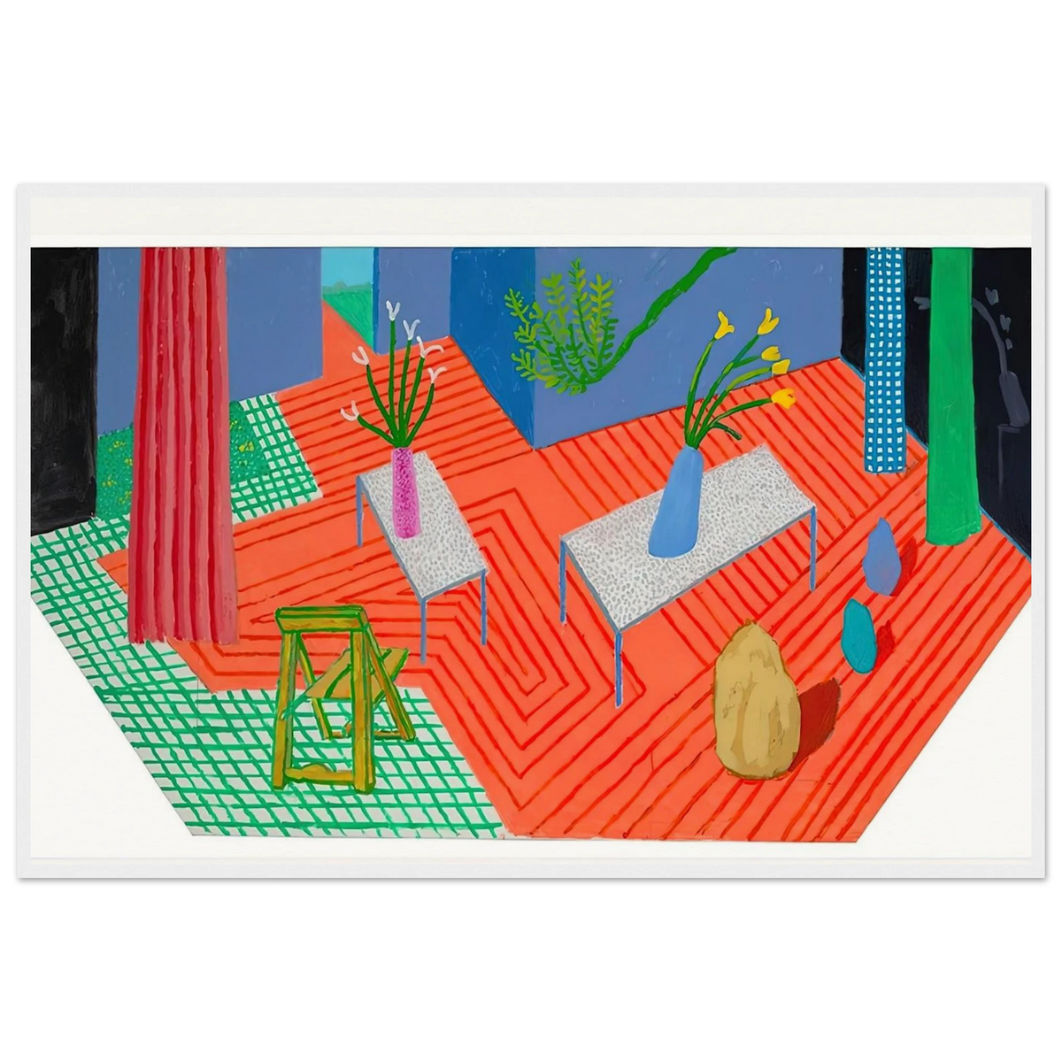 David Hockney Framed Poster | David Hockney Framed Prints Wall Art | David Hockney Poster