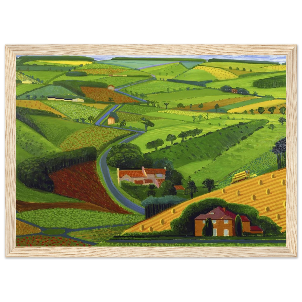 David Hockney Framed Poster | David Hockney Framed Prints Wall Art | David Hockney Poster