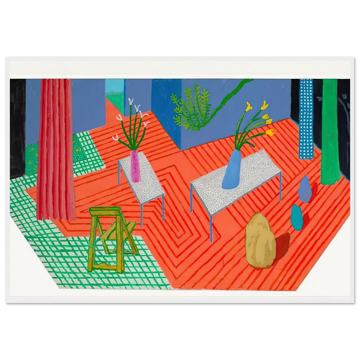David Hockney Framed Poster | David Hockney Framed Prints Wall Art | David Hockney Poster