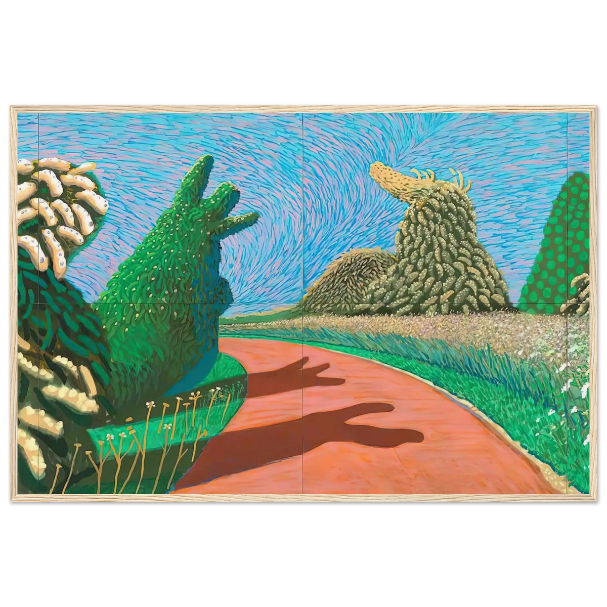 David Hockney Framed Poster | David Hockney Framed Prints Wall Art | David Hockney Poster