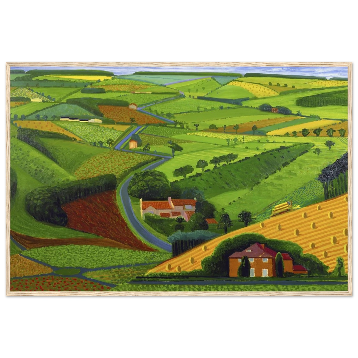 David Hockney Framed Poster | David Hockney Framed Prints Wall Art | David Hockney Poster