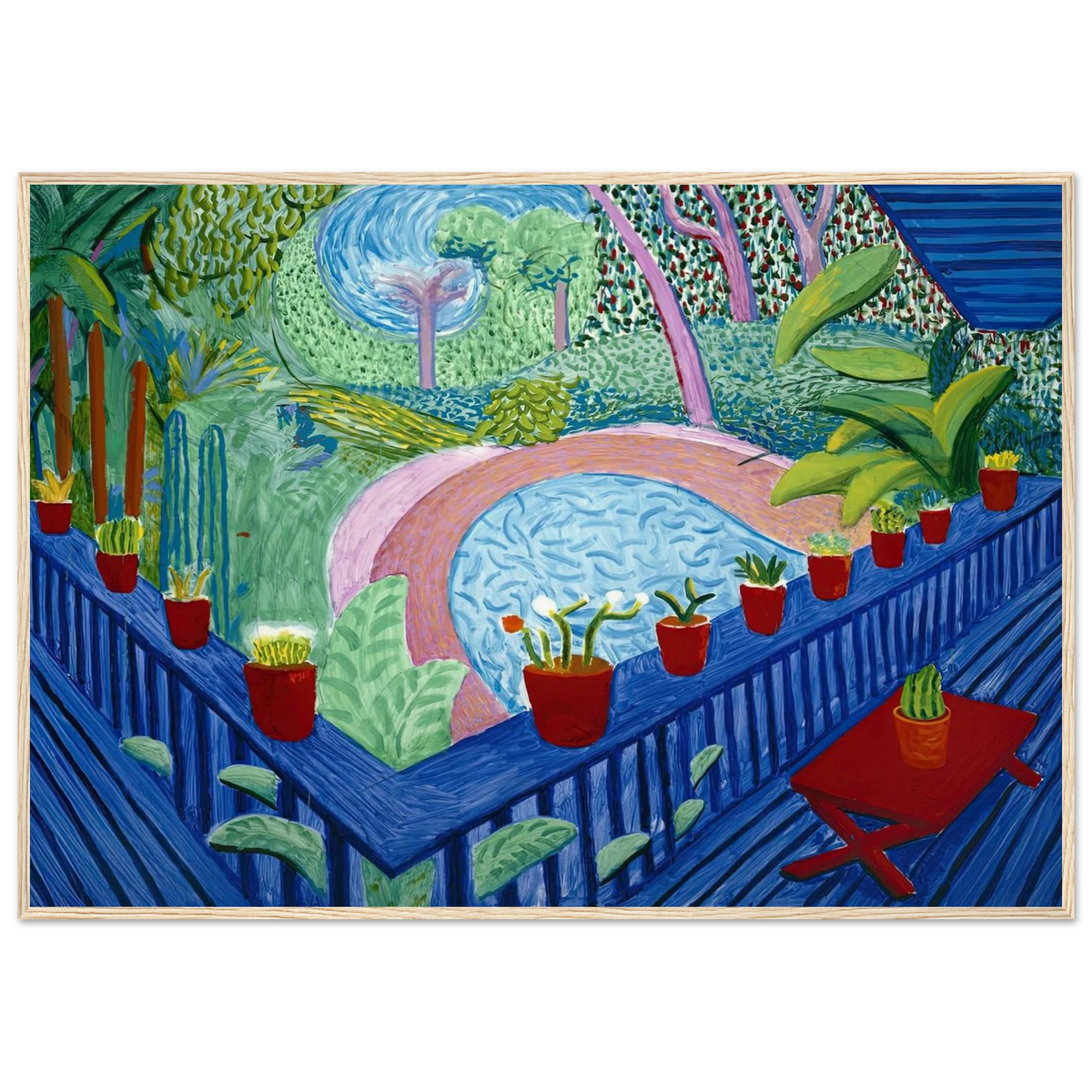 David Hockney Framed Poster | David Hockney Framed Prints Wall Art | David Hockney Poster