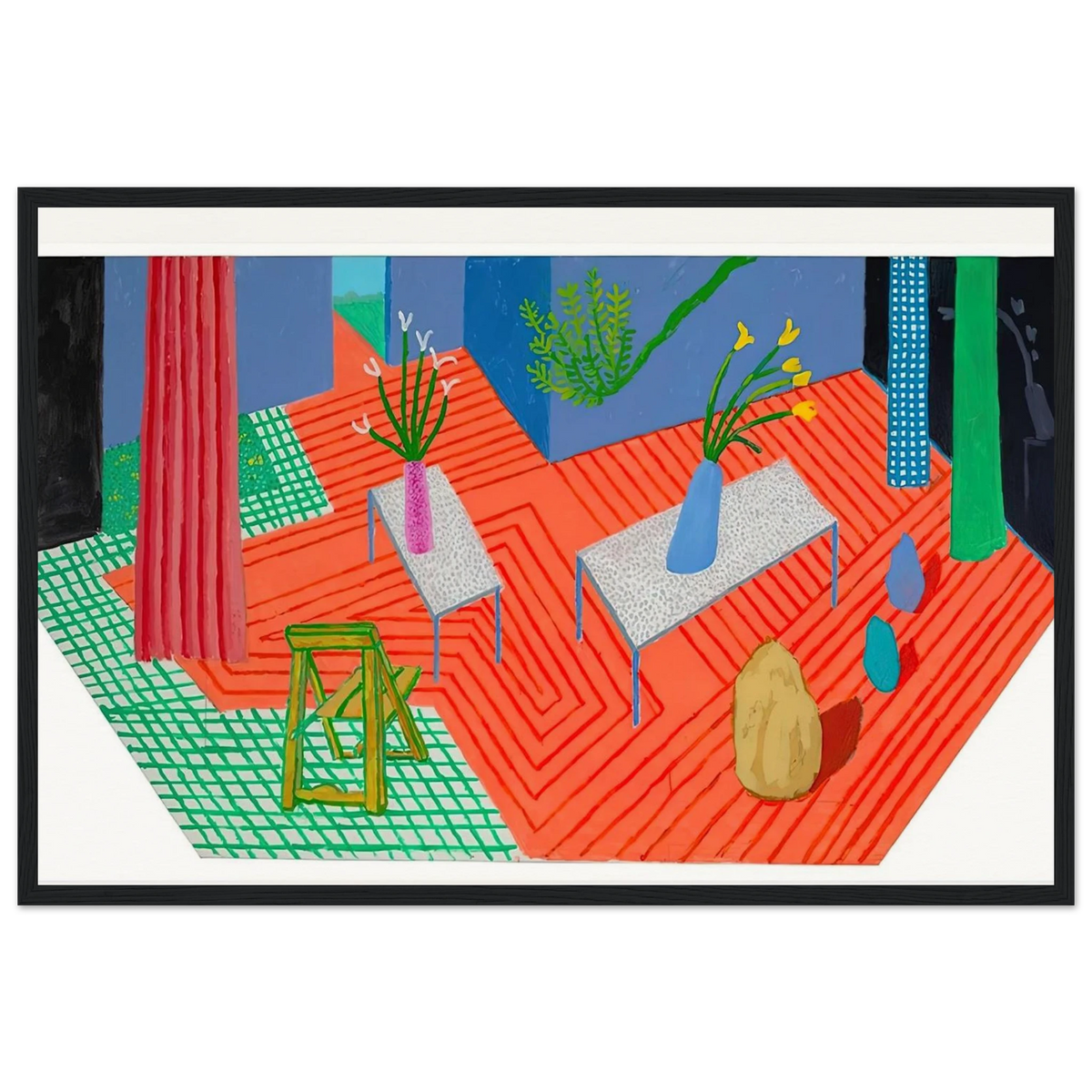 David Hockney Framed Poster | David Hockney Framed Prints Wall Art | David Hockney Poster
