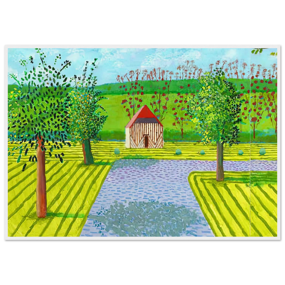 David Hockney Framed Poster | David Hockney Framed Prints Wall Art | David Hockney Poster