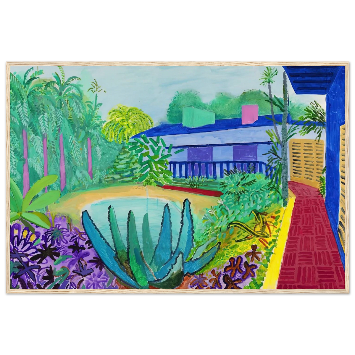 David Hockney Framed Poster | David Hockney Framed Prints Wall Art | David Hockney Poster