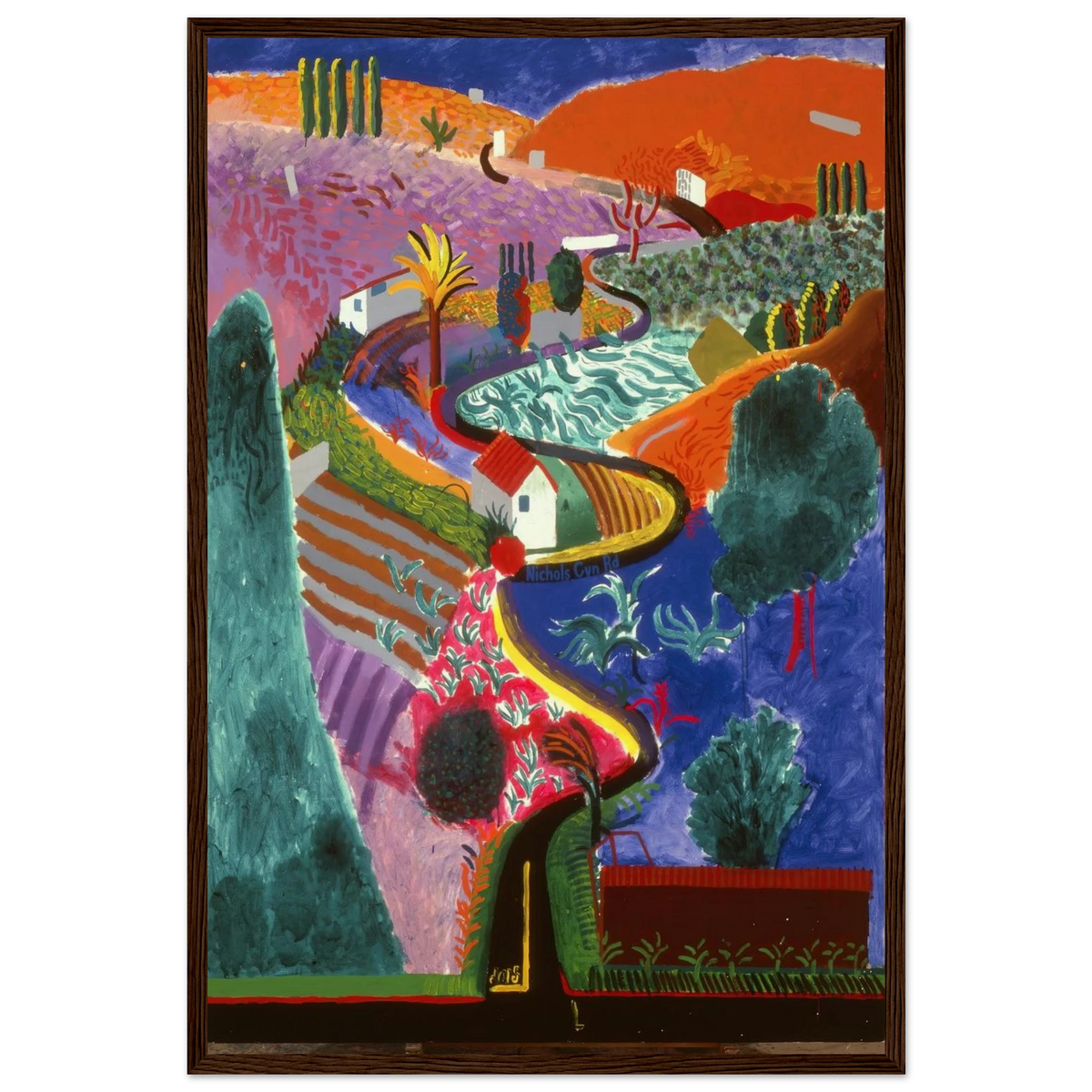 David Hockney Framed Poster | David Hockney Framed Prints Wall Art | David Hockney Poster