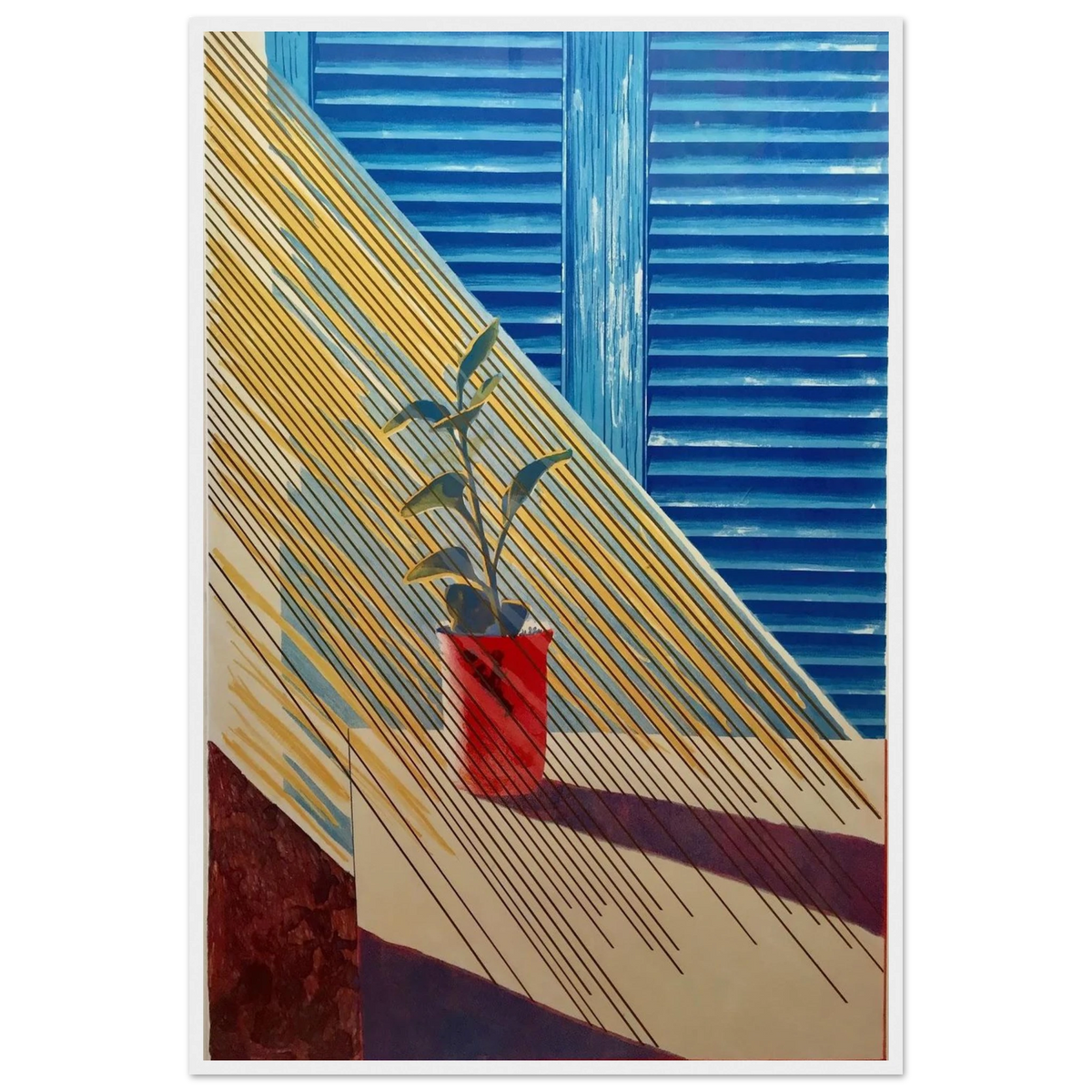 David Hockney Framed Poster | David Hockney Framed Prints Wall Art | David Hockney Poster