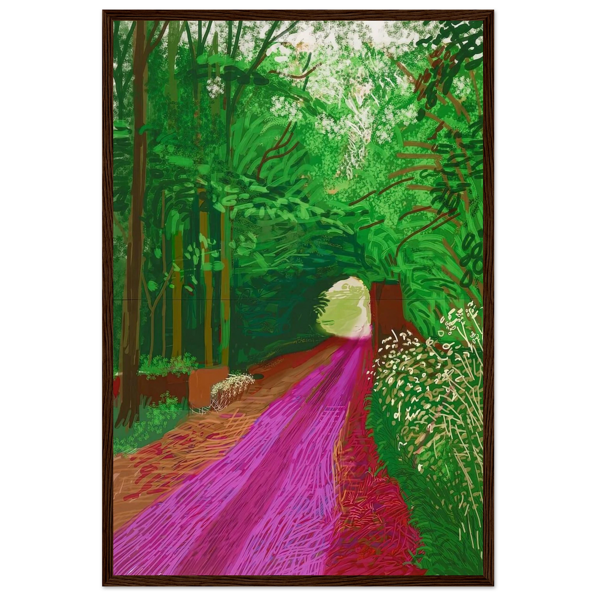 David Hockney Framed Poster | David Hockney Framed Prints Wall Art | David Hockney Poster