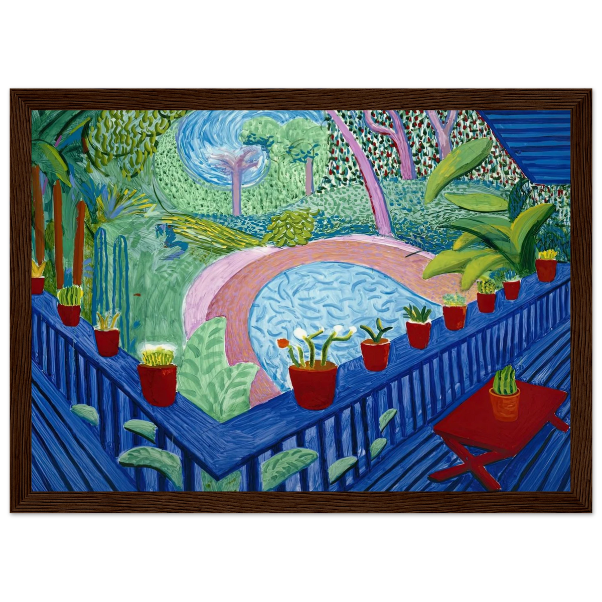 David Hockney Framed Poster | David Hockney Framed Prints Wall Art | David Hockney Poster