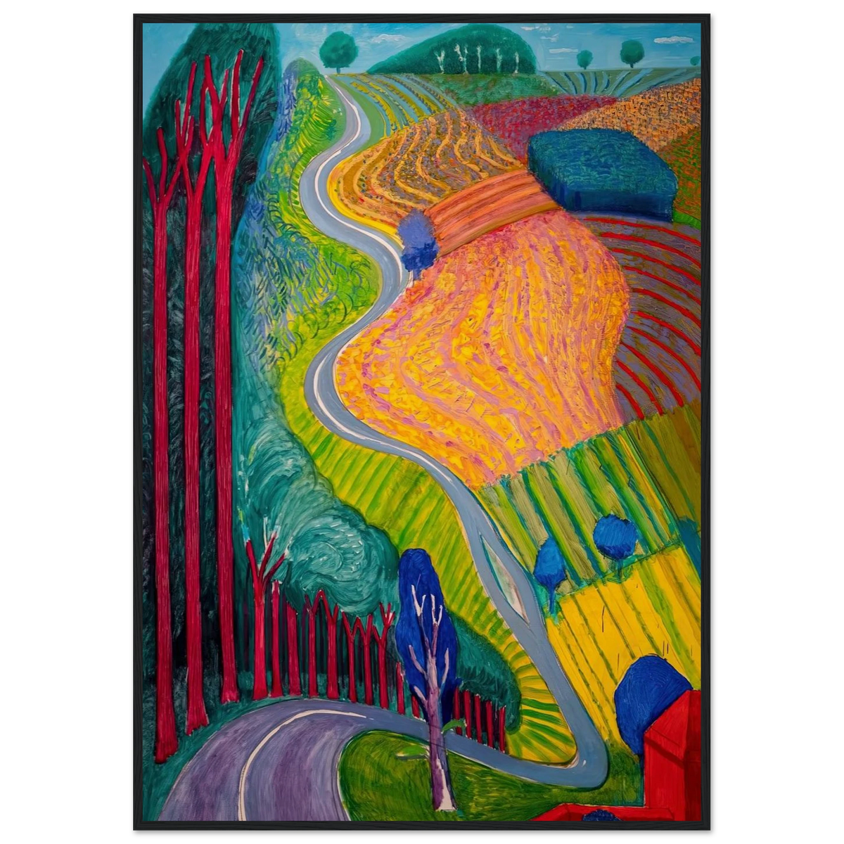 David Hockney Framed Poster | David Hockney Framed Prints Wall Art | David Hockney Poster