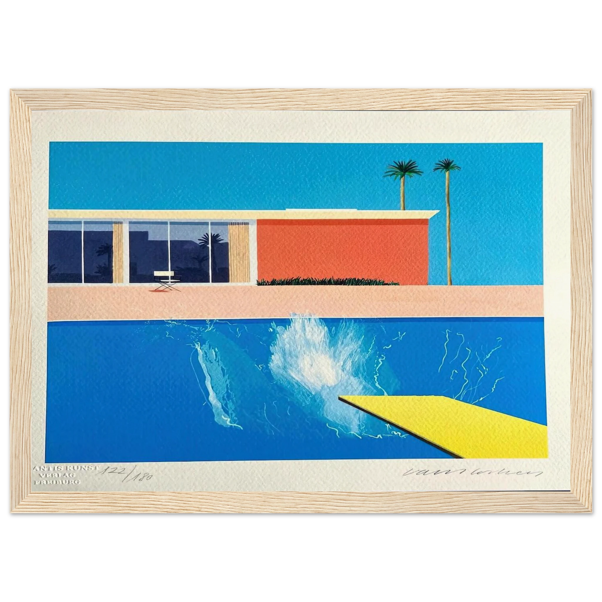 David Hockney Framed Poster | David Hockney Framed Prints Wall Art | David Hockney Poster
