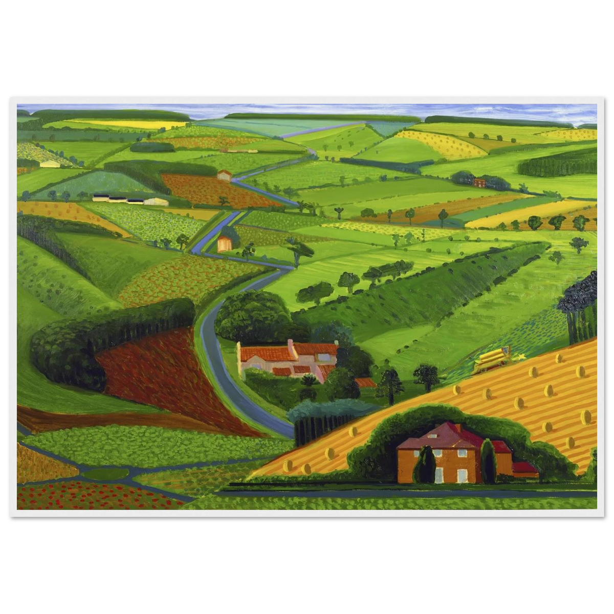 David Hockney Framed Poster | David Hockney Framed Prints Wall Art | David Hockney Poster
