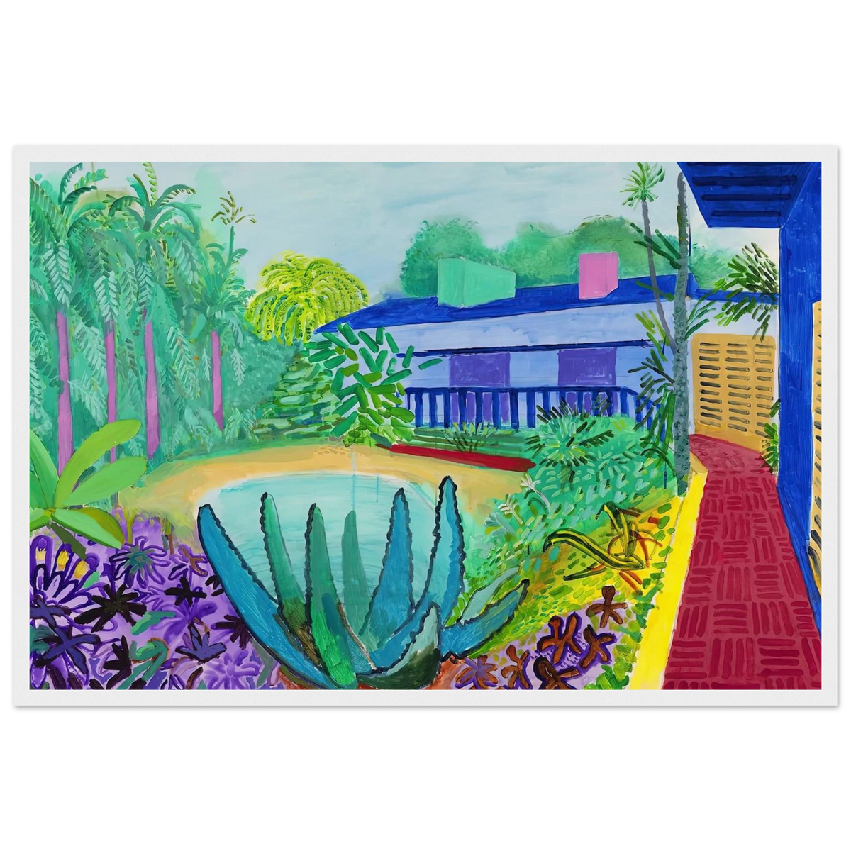 David Hockney Framed Poster | David Hockney Framed Prints Wall Art | David Hockney Poster