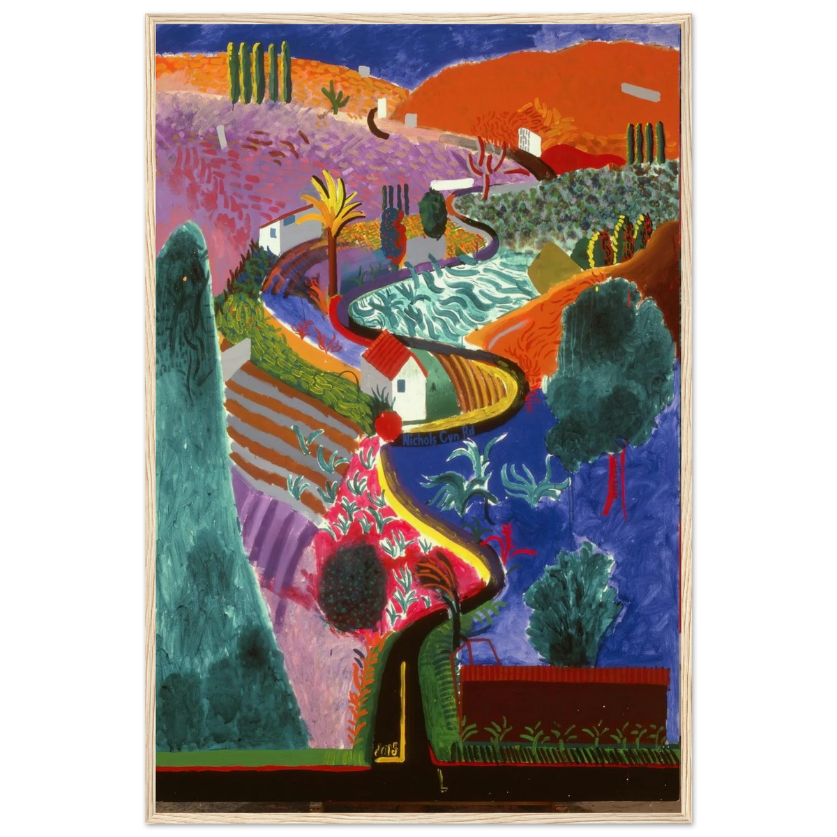David Hockney Framed Poster | David Hockney Framed Prints Wall Art | David Hockney Poster