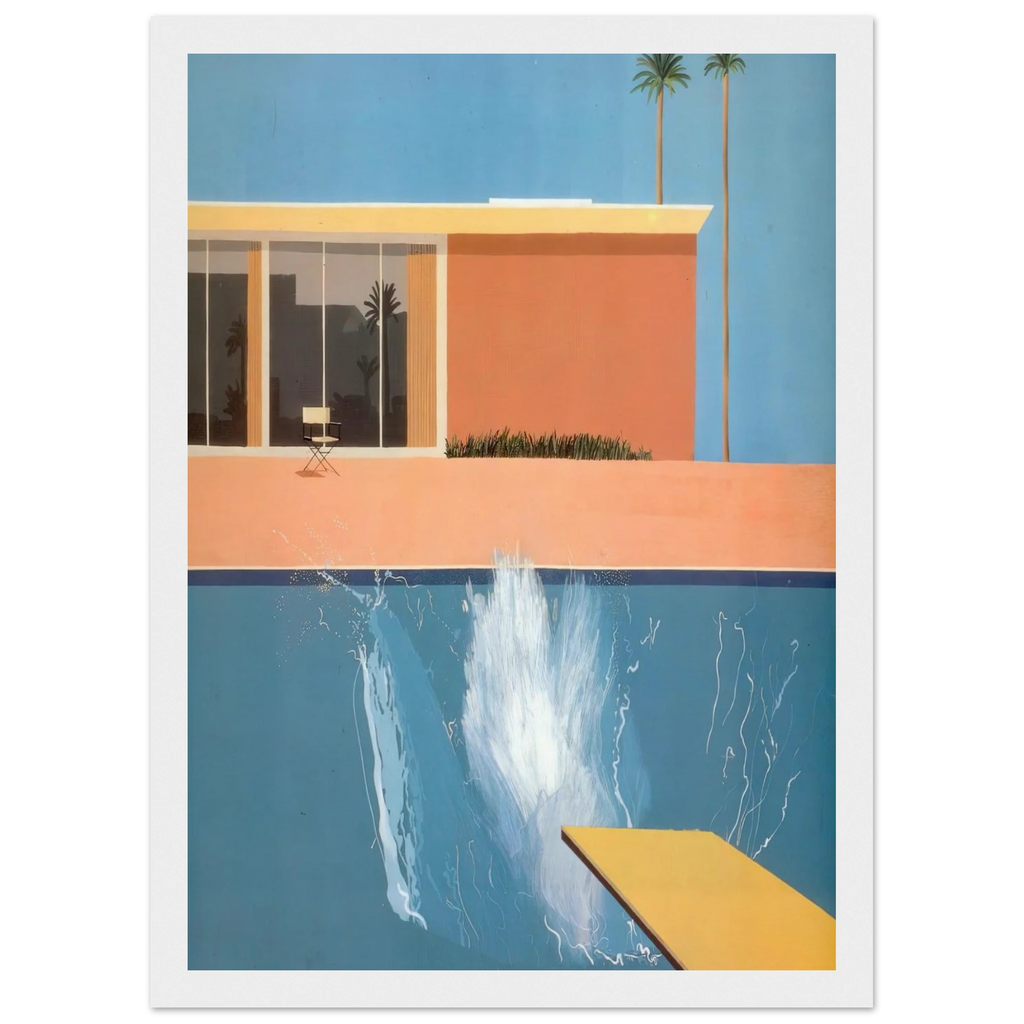 David Hockney Framed Poster | David Hockney Framed Prints Wall Art | David Hockney Poster