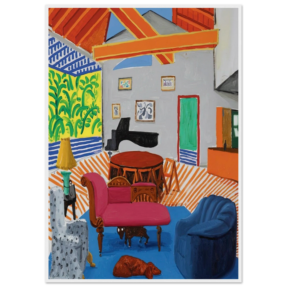 David Hockney Framed Poster | David Hockney Framed Prints Wall Art | David Hockney Poster