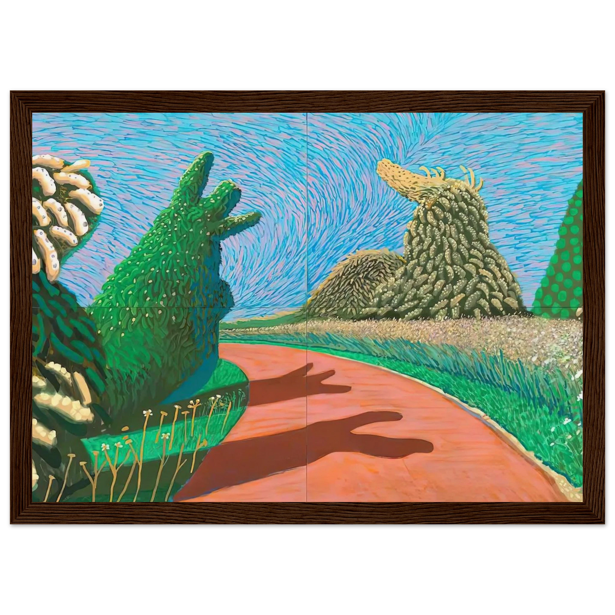 David Hockney Framed Poster | David Hockney Framed Prints Wall Art | David Hockney Poster