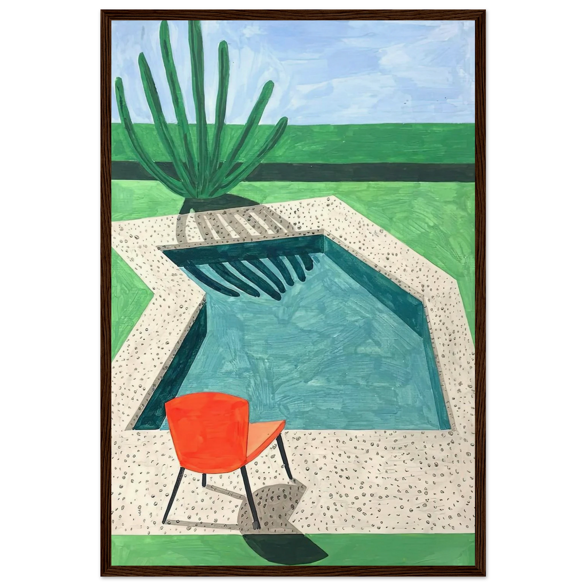 David Hockney Framed Poster | David Hockney Framed Prints Wall Art | David Hockney Poster