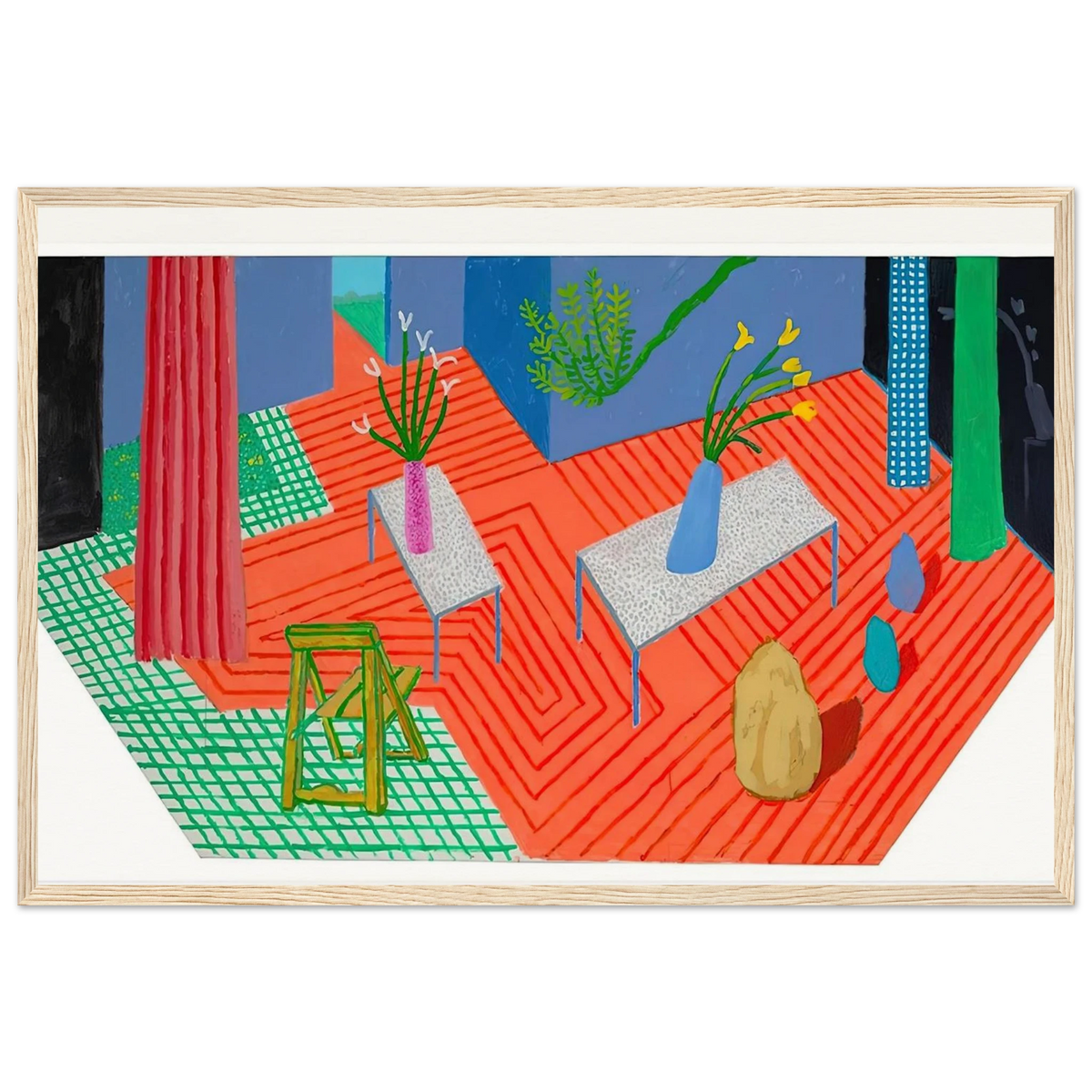 David Hockney Framed Poster | David Hockney Framed Prints Wall Art | David Hockney Poster