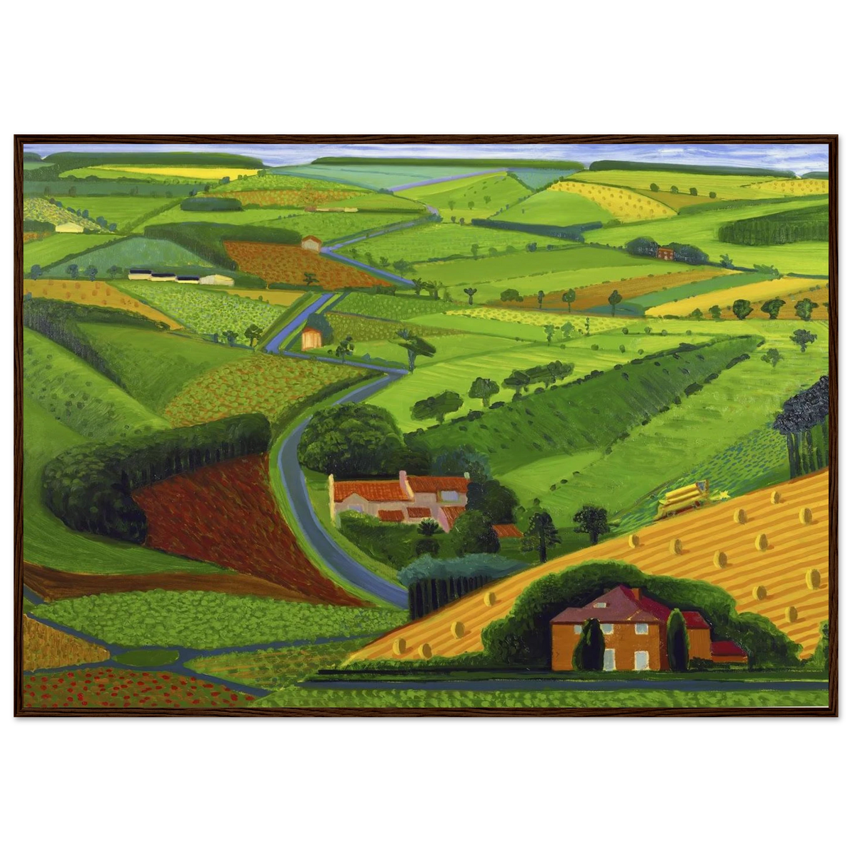 David Hockney Framed Poster | David Hockney Framed Prints Wall Art | David Hockney Poster