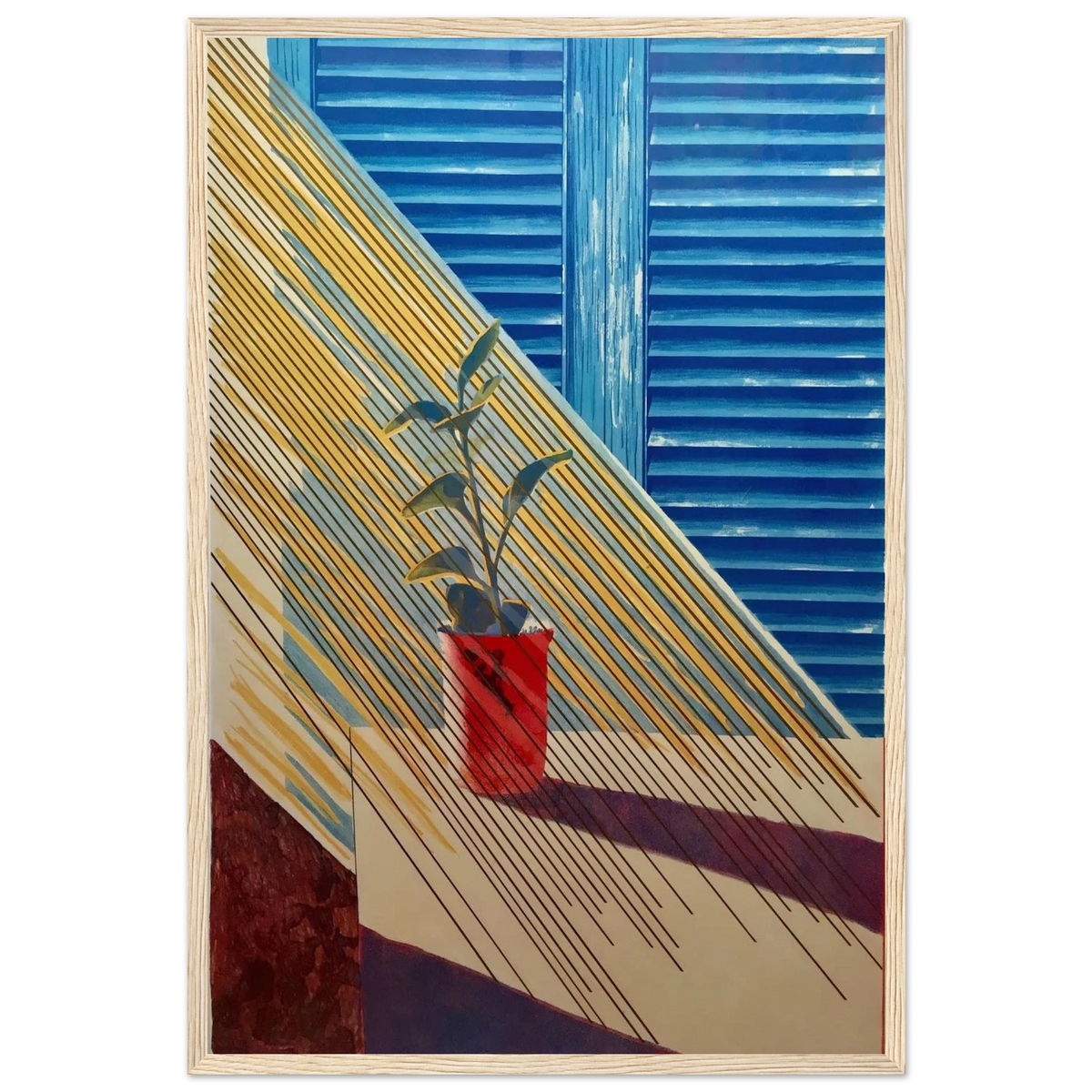 David Hockney Framed Poster | David Hockney Framed Prints Wall Art | David Hockney Poster