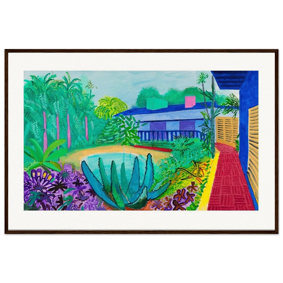 David Hockney Framed Poster | David Hockney Framed Prints Wall Art | David Hockney Poster