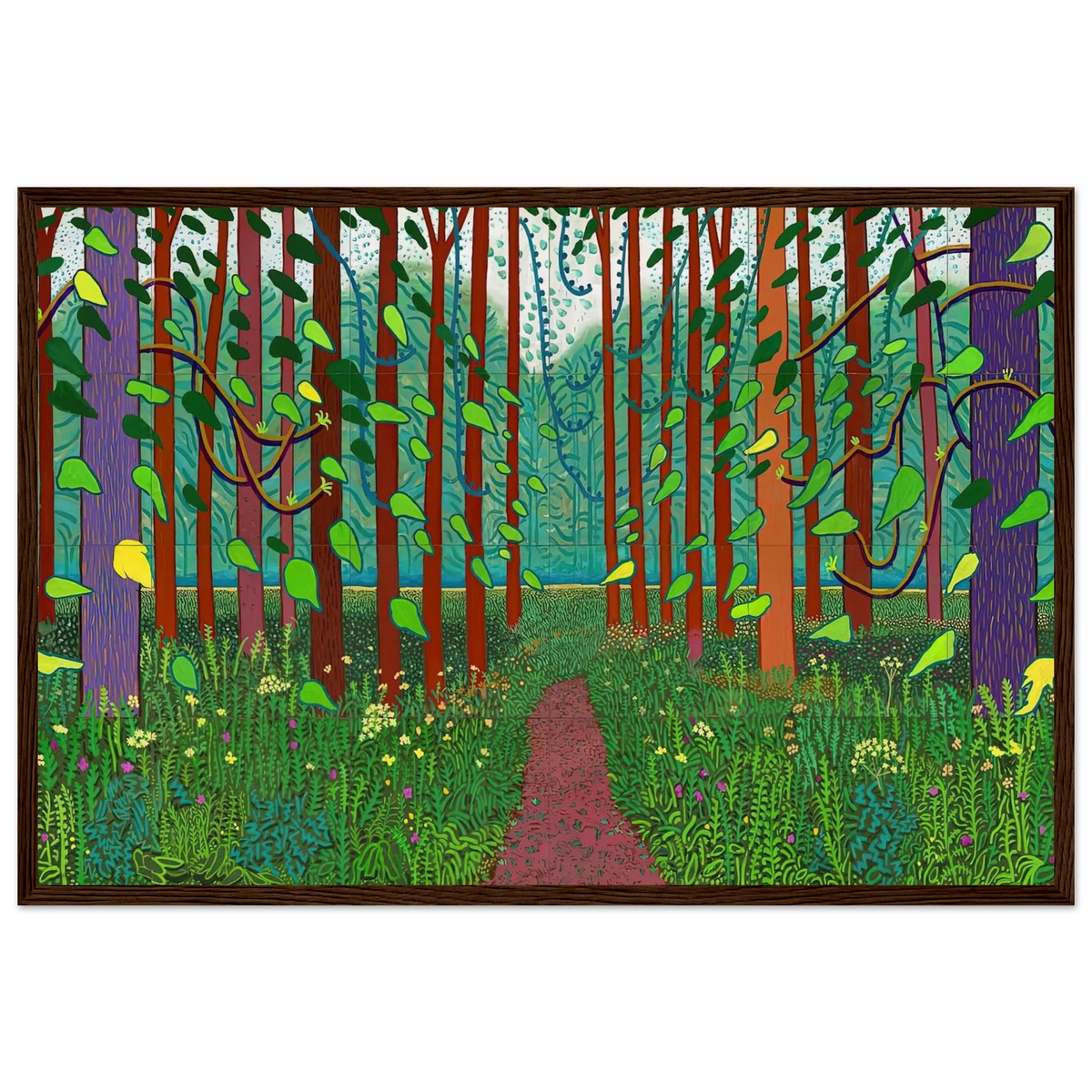 David Hockney Framed Poster | David Hockney Framed Prints Wall Art | David Hockney Poster
