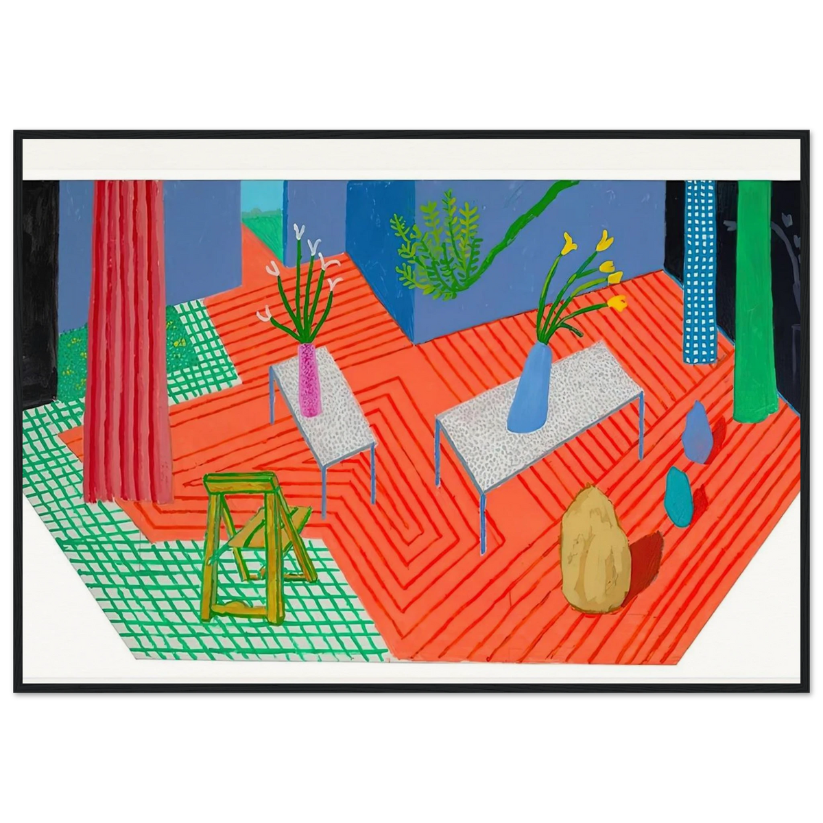 David Hockney Framed Poster | David Hockney Framed Prints Wall Art | David Hockney Poster