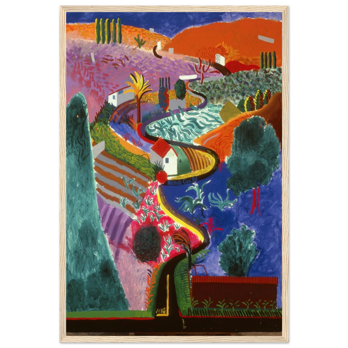 David Hockney Framed Poster | David Hockney Framed Prints Wall Art | David Hockney Poster
