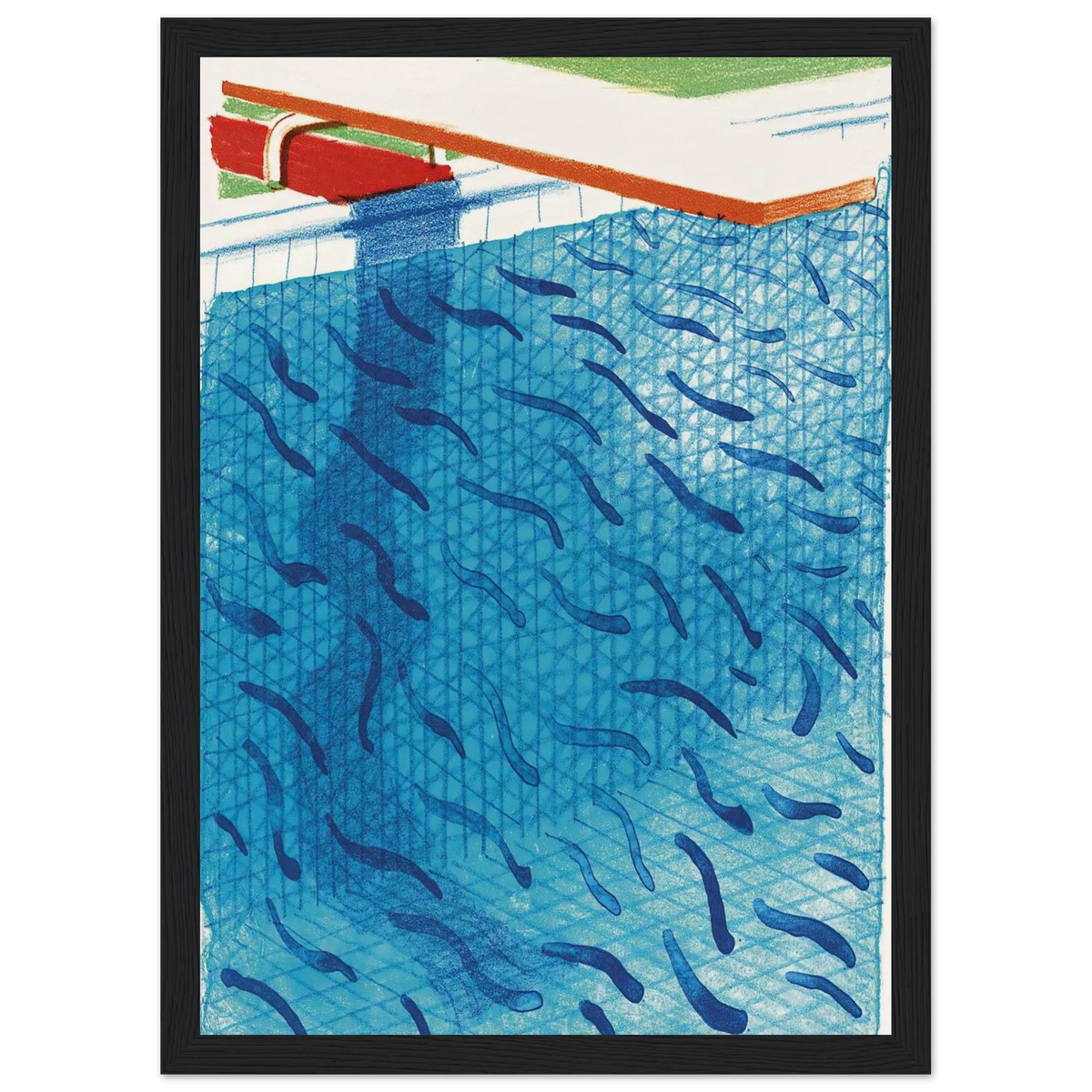 David Hockney Framed Poster | David Hockney Framed Prints Wall Art | David Hockney Poster