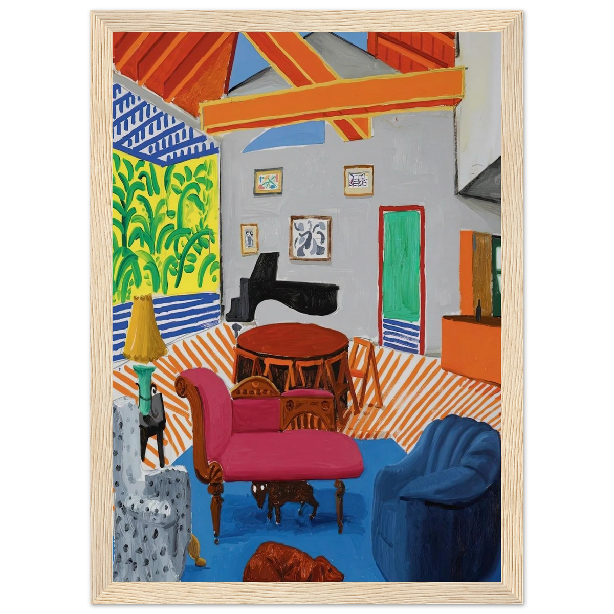 David Hockney Framed Poster | David Hockney Framed Prints Wall Art | David Hockney Poster