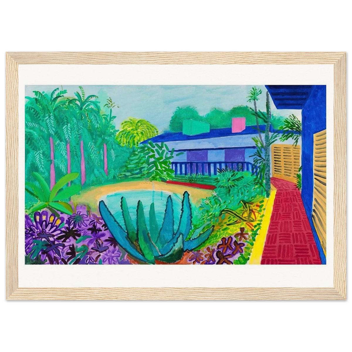 David Hockney Framed Poster | David Hockney Framed Prints Wall Art | David Hockney Poster