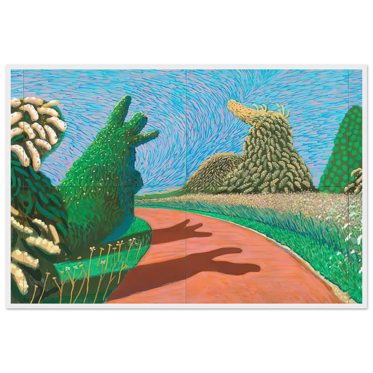 David Hockney Framed Poster | David Hockney Framed Prints Wall Art | David Hockney Poster