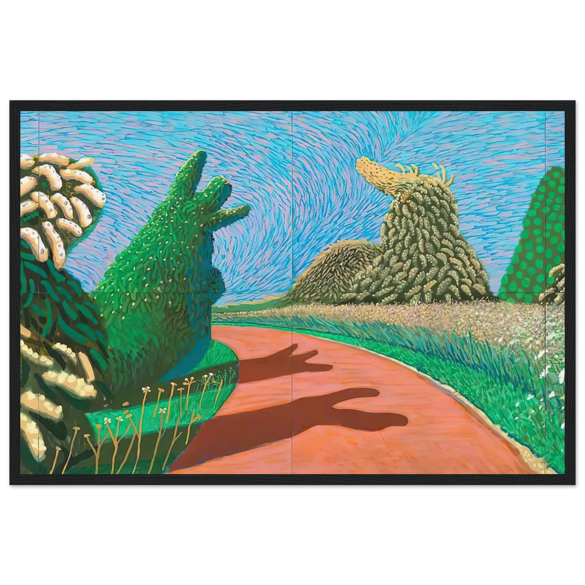 David Hockney Framed Poster | David Hockney Framed Prints Wall Art | David Hockney Poster