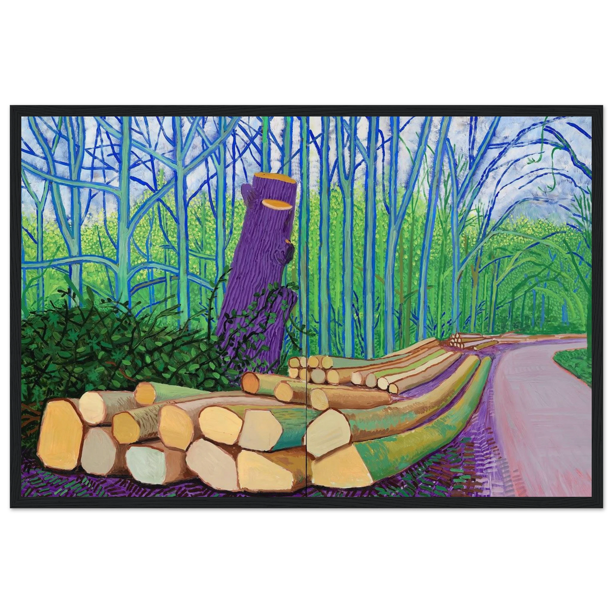 David Hockney Framed Poster | David Hockney Framed Prints Wall Art | David Hockney Poster