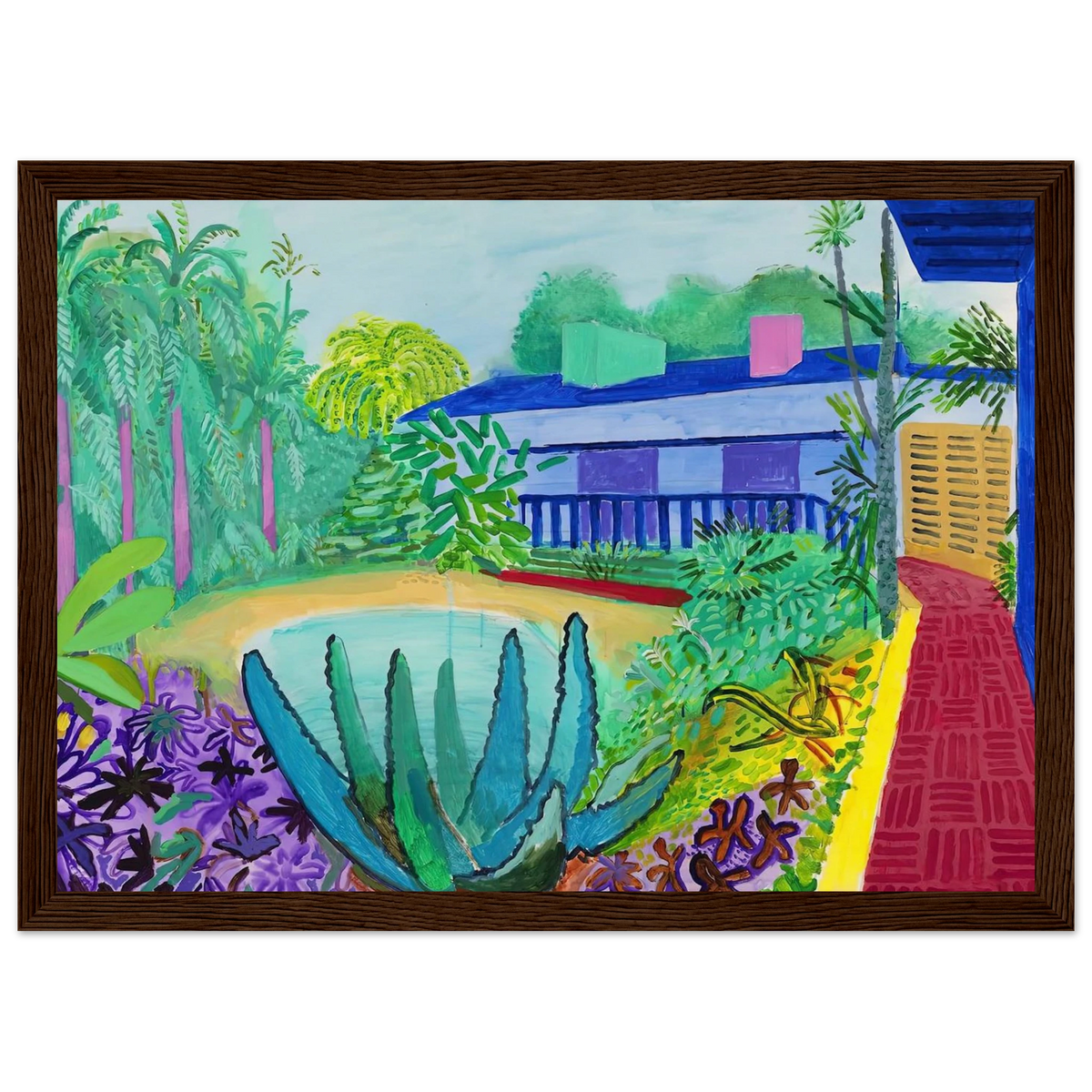 David Hockney Framed Poster | David Hockney Framed Prints Wall Art | David Hockney Poster