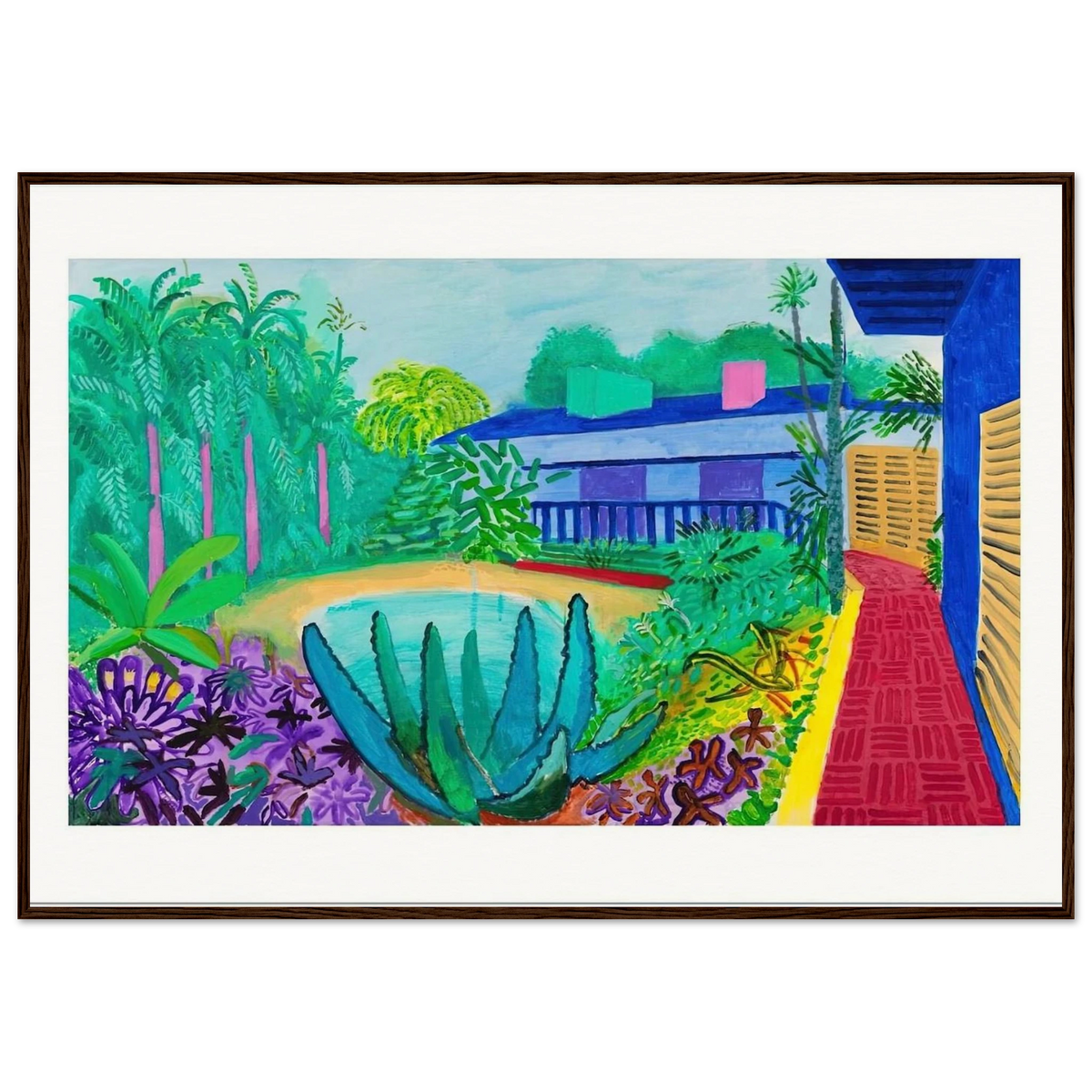 David Hockney Framed Poster | David Hockney Framed Prints Wall Art | David Hockney Poster