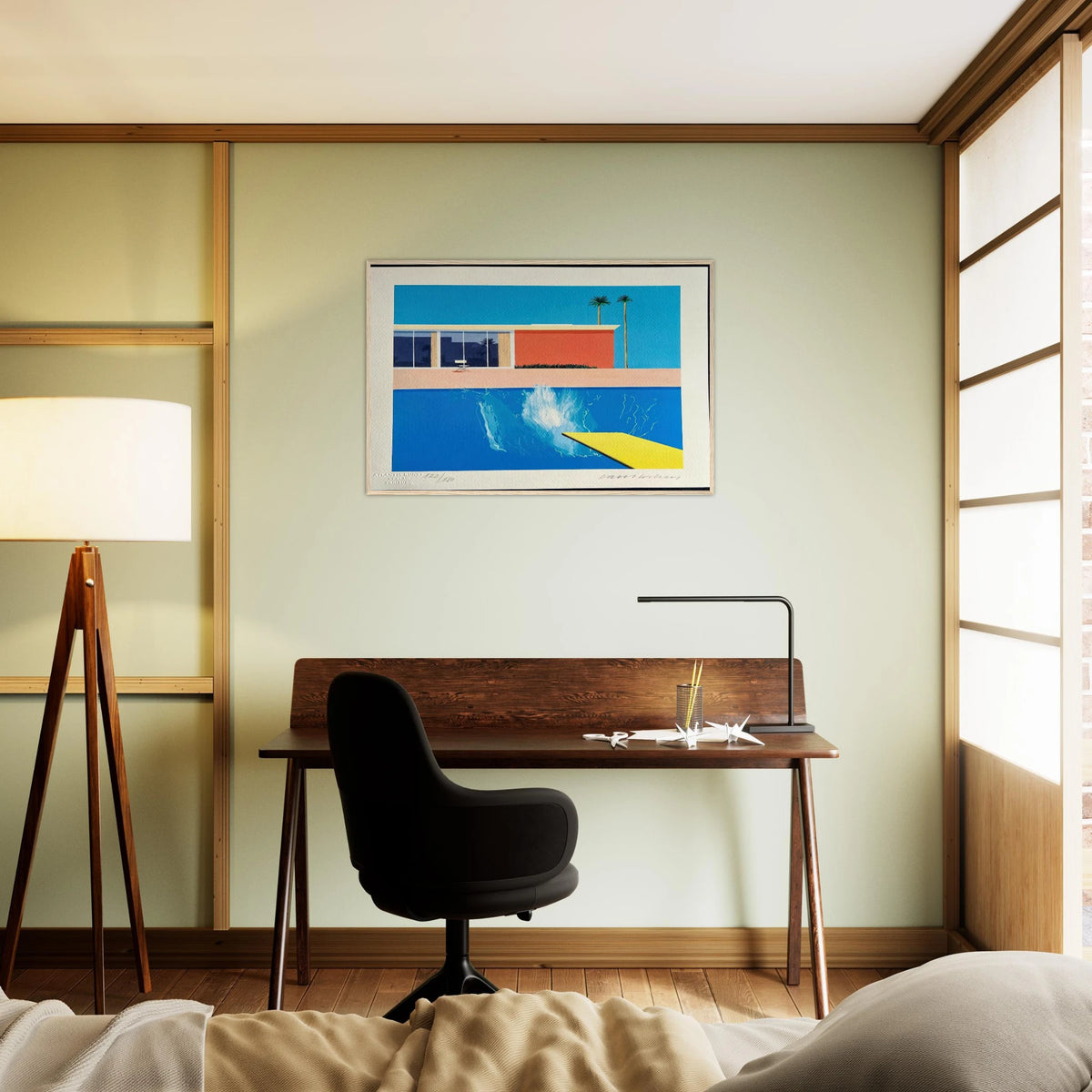 David Hockney Framed Poster | David Hockney Framed Prints Wall Art | David Hockney Poster