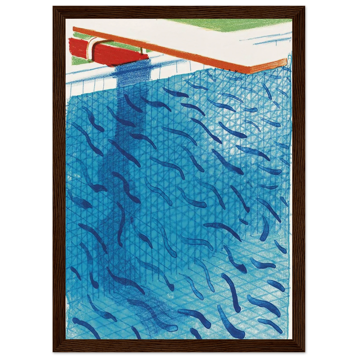 David Hockney Framed Poster | David Hockney Framed Prints Wall Art | David Hockney Poster