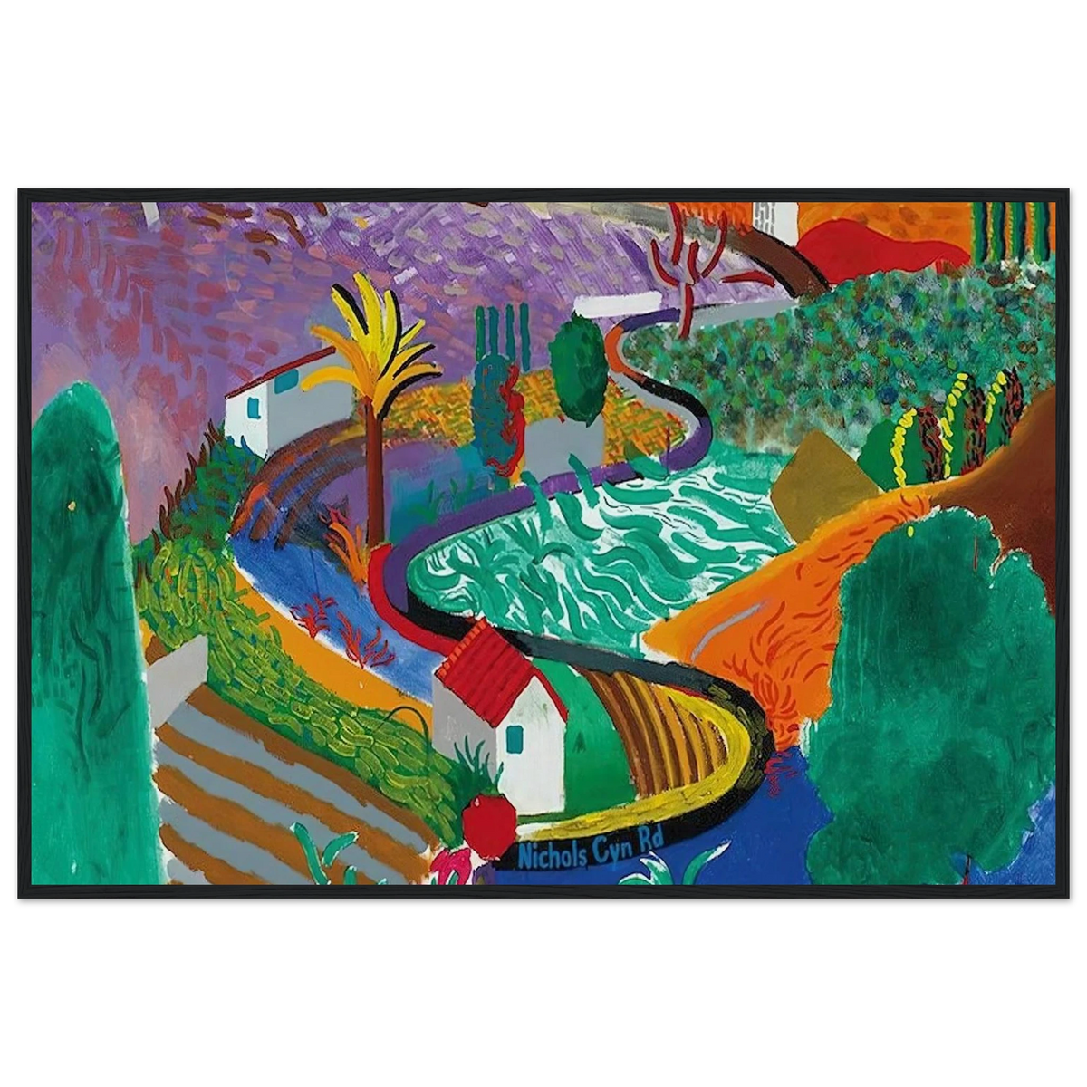 David Hockney Framed Poster | David Hockney Framed Prints Wall Art | David Hockney Poster
