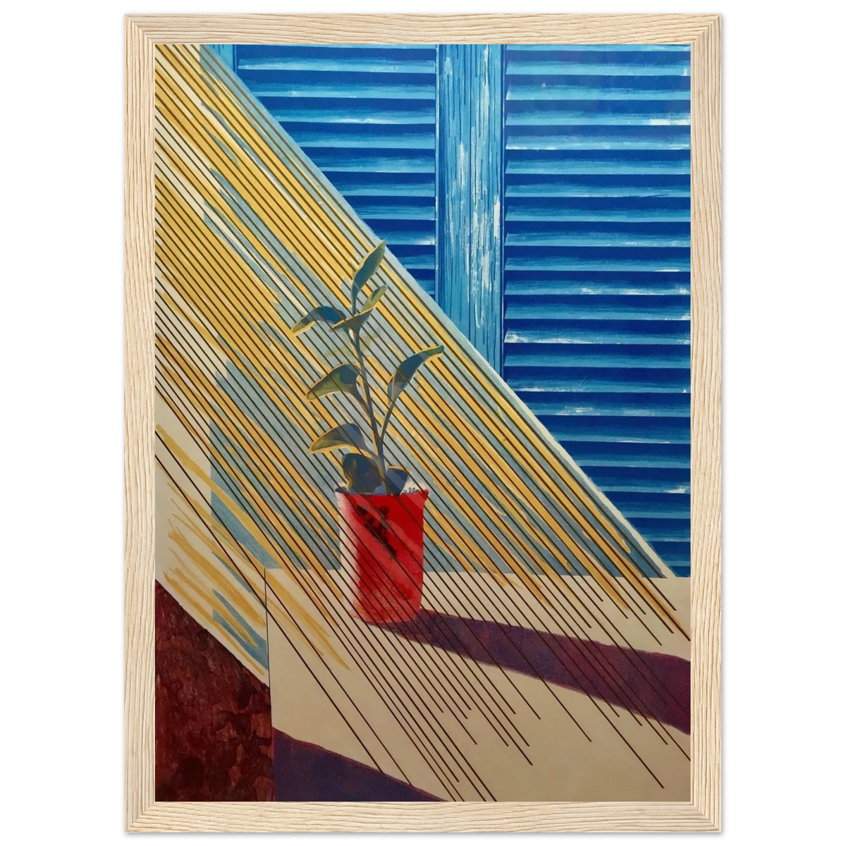 David Hockney Framed Poster | David Hockney Framed Prints Wall Art | David Hockney Poster