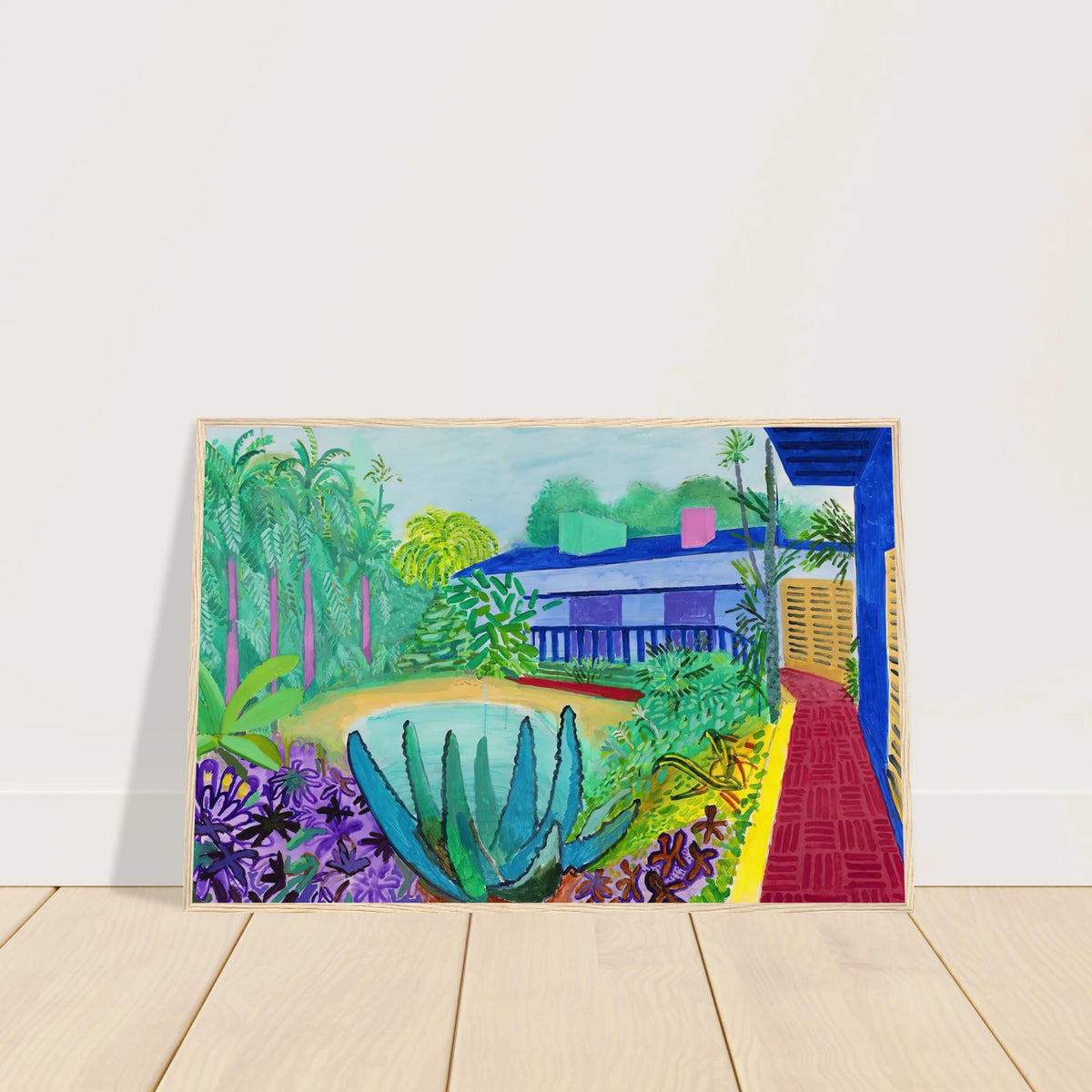 David Hockney Framed Poster | David Hockney Framed Prints Wall Art | David Hockney Poster