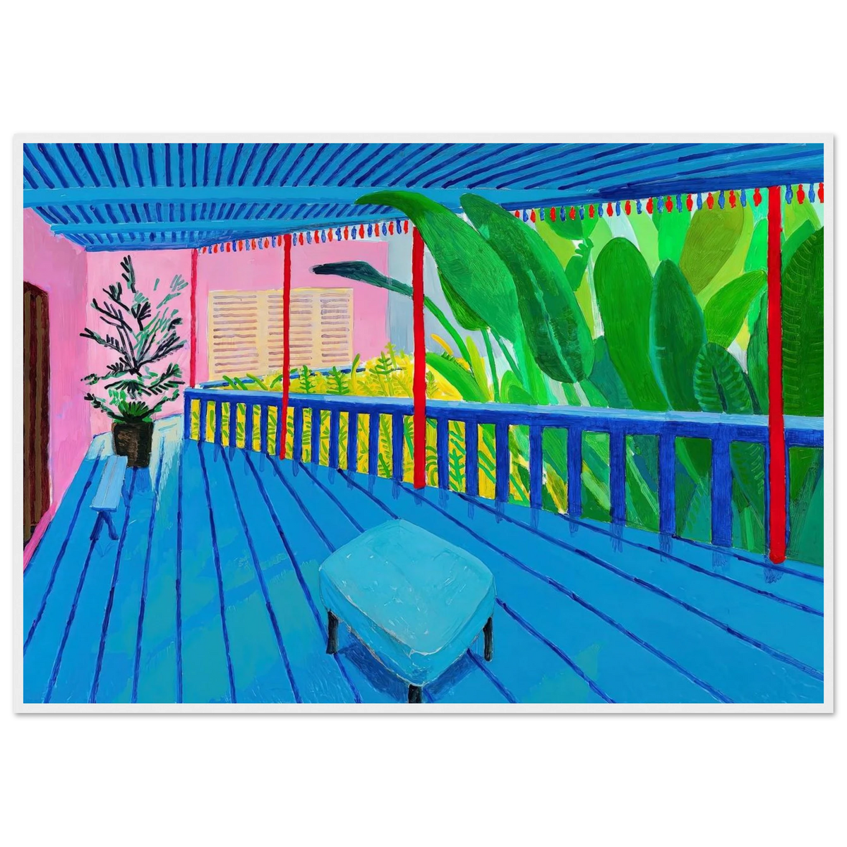 David Hockney Framed Poster | David Hockney Framed Prints Wall Art | David Hockney Poster