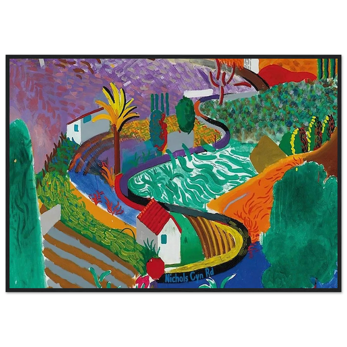 David Hockney Framed Poster | David Hockney Framed Prints Wall Art | David Hockney Poster