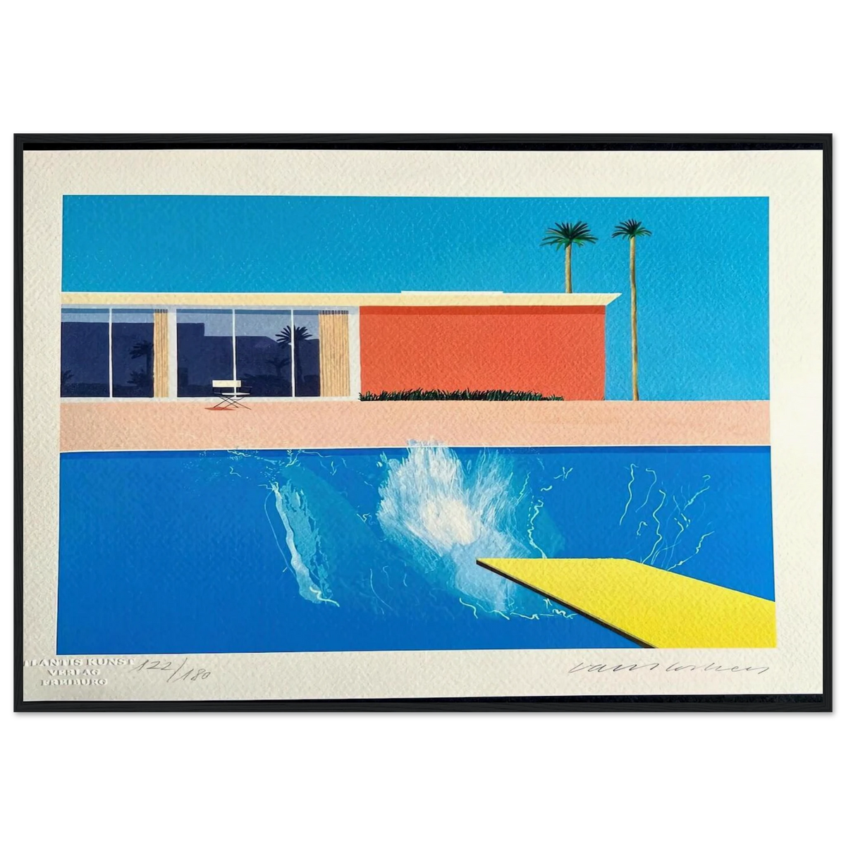 David Hockney Framed Poster | David Hockney Framed Prints Wall Art | David Hockney Poster
