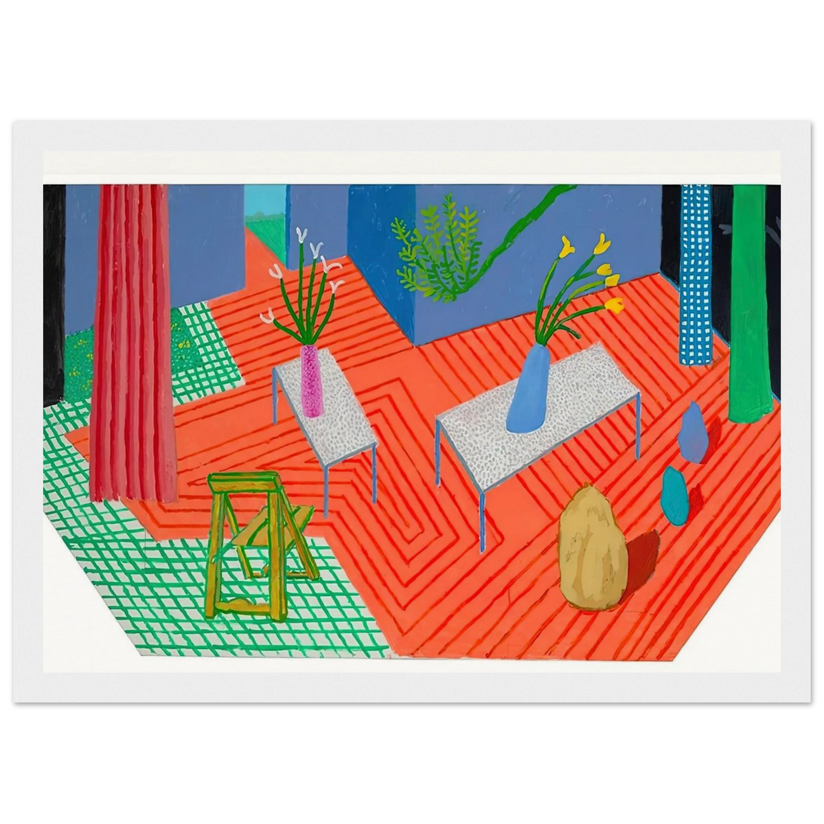 David Hockney Framed Poster | David Hockney Framed Prints Wall Art | David Hockney Poster
