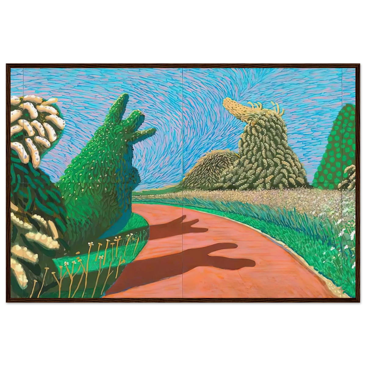 David Hockney Framed Poster | David Hockney Framed Prints Wall Art | David Hockney Poster